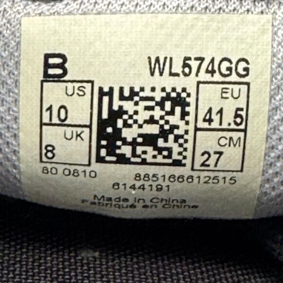 New Balance 574 Shoes Womens Size 10 Gray Mint ENCAP Athletic Running WL574GG - Picture 11 of 12